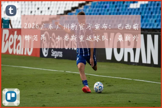 2026广东广州豹官方宣布：巴西前锋若昂·卡洛斯重返球队，最新外援名单及球员数据解析